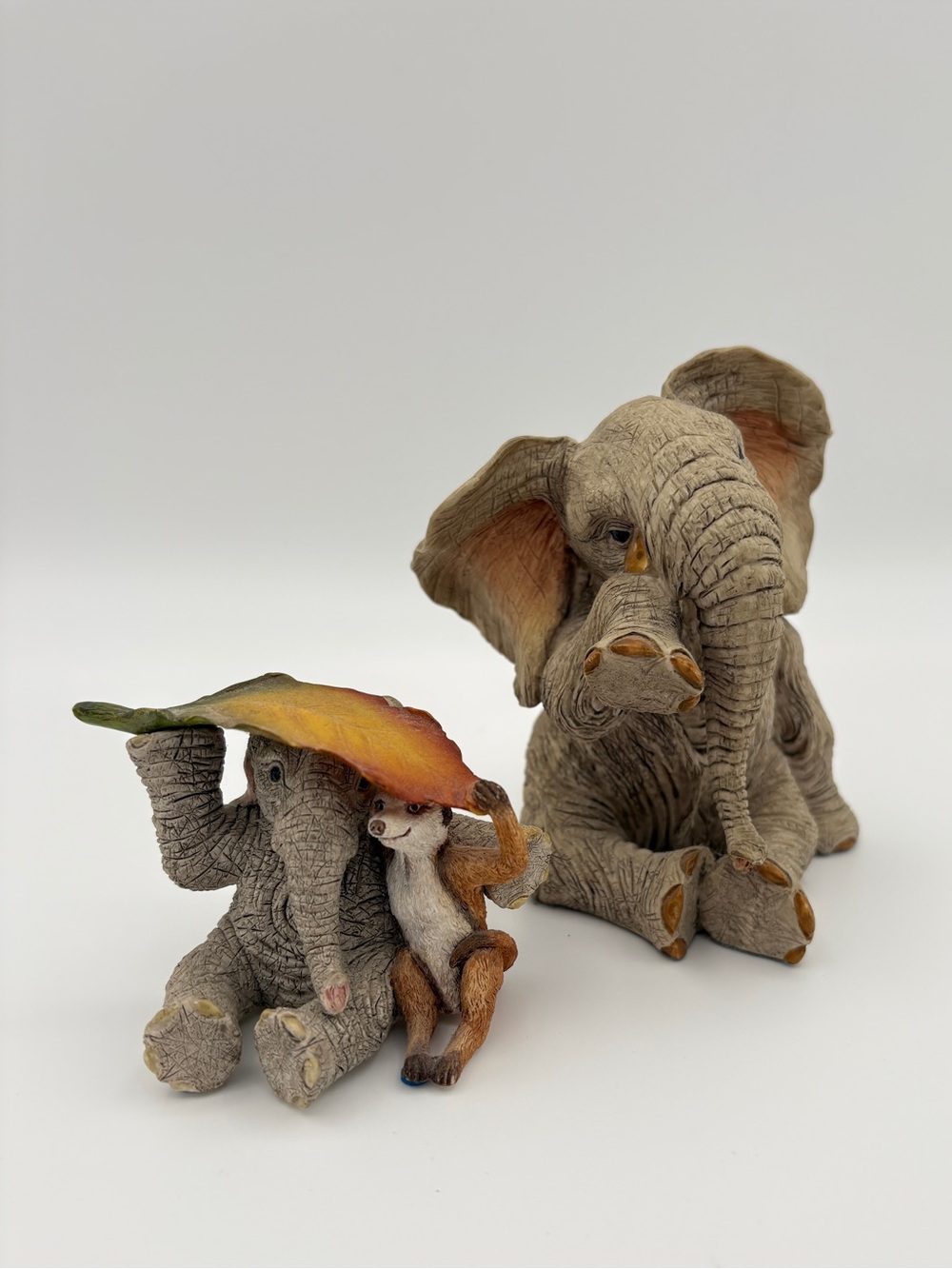 Tuskers Elephant Figurine Bundle Tearful Maxwell & Love is Sharing